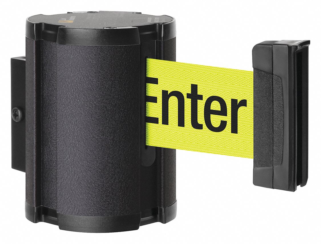 Retractable Belt Barrier, Textured