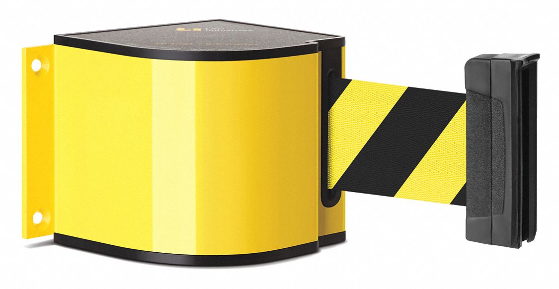 Retractable Belt Barrier, Powder Coated