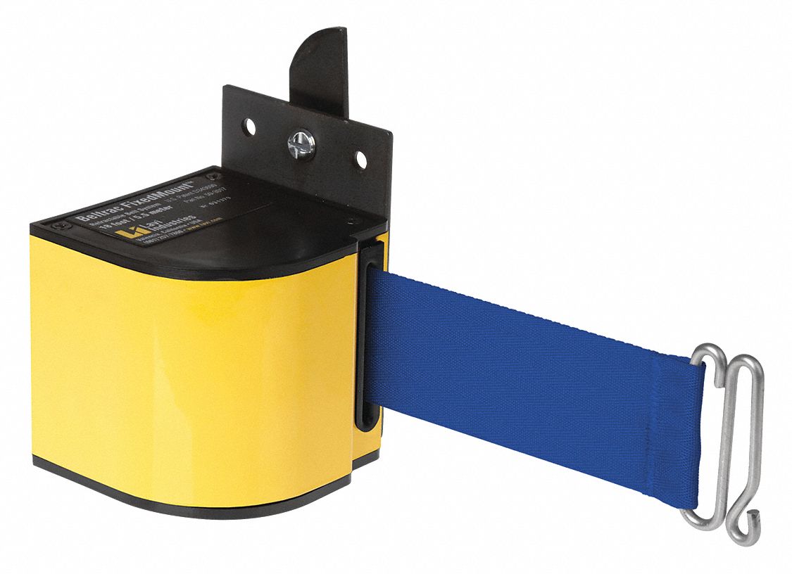 Retractable Belt Barrier, Powder Coated