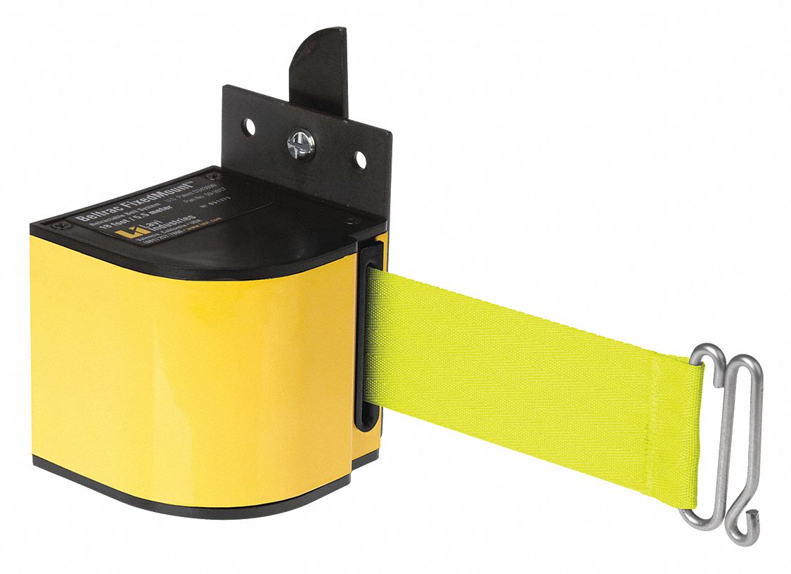 Retractable Belt Barrier, Powder Coated