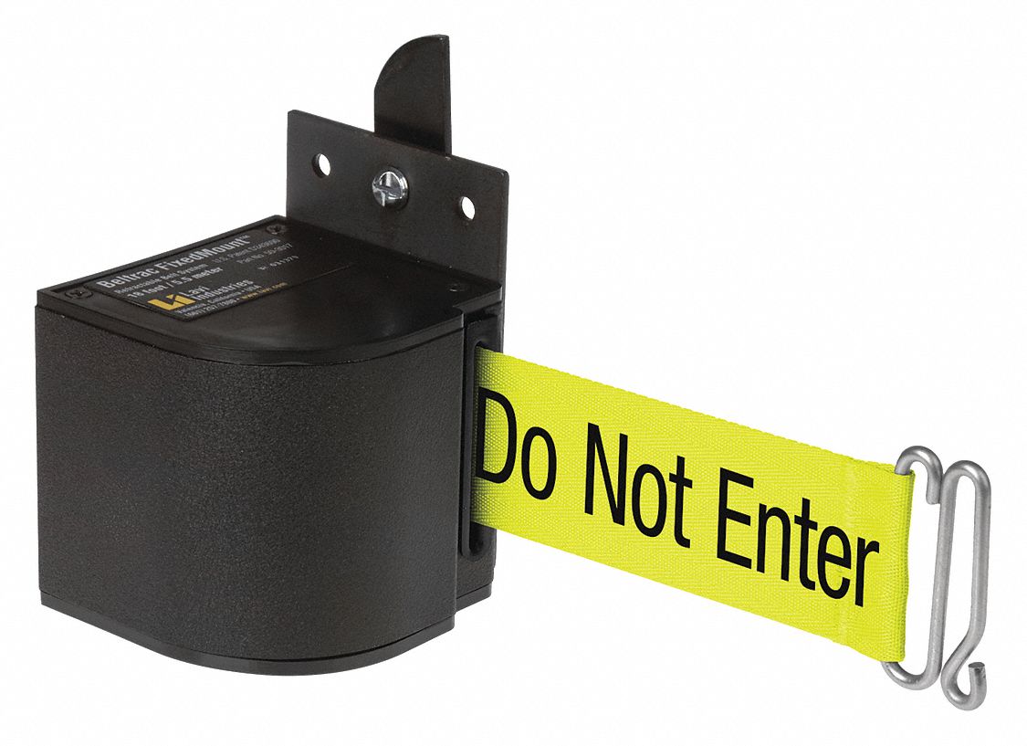 Retractable Belt Barrier, Textured