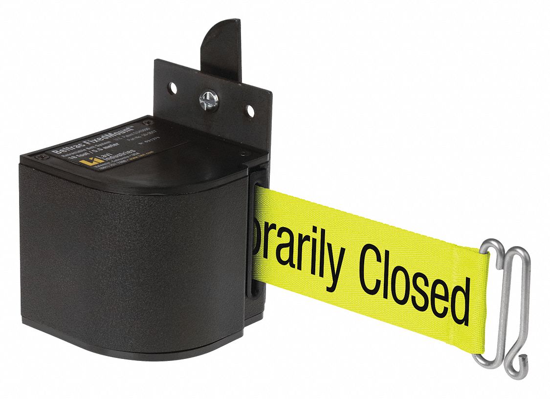 Retractable Belt Barrier, Textured