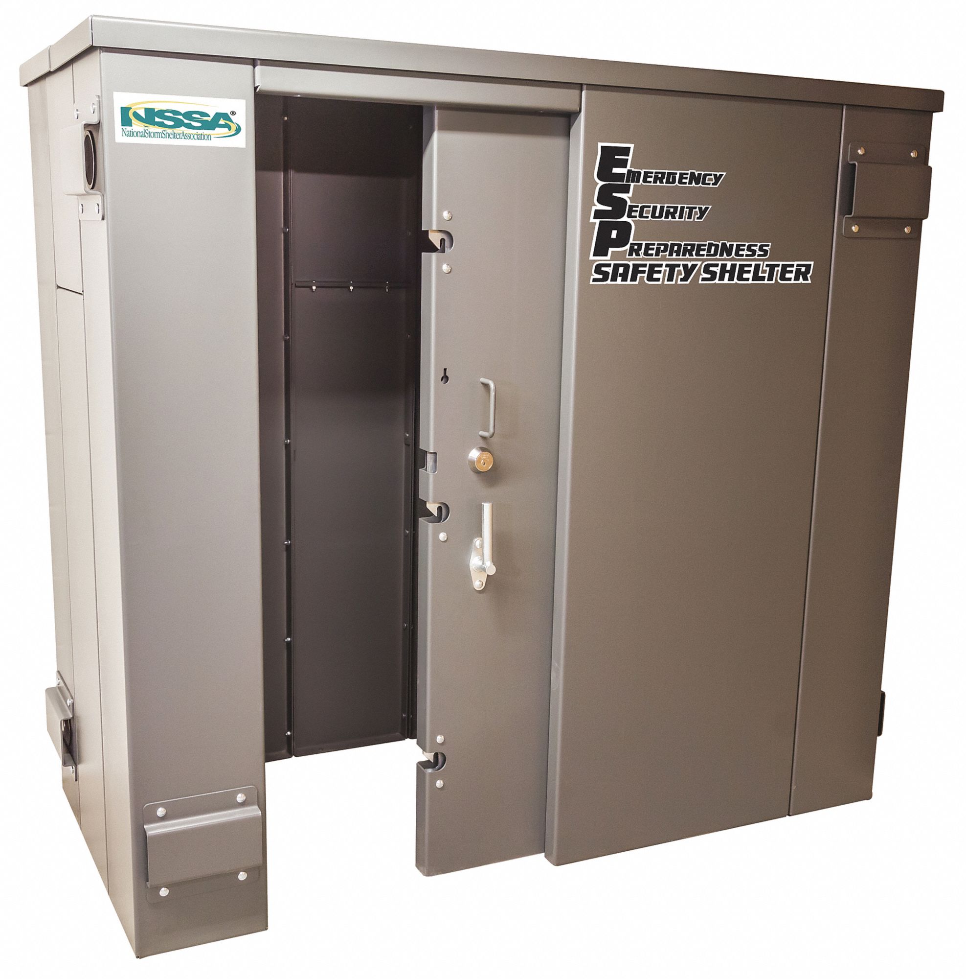 Tornado Safe Room and Shelter: (6) People, 1,750 lb Wt, 25 Bolt Down Locations