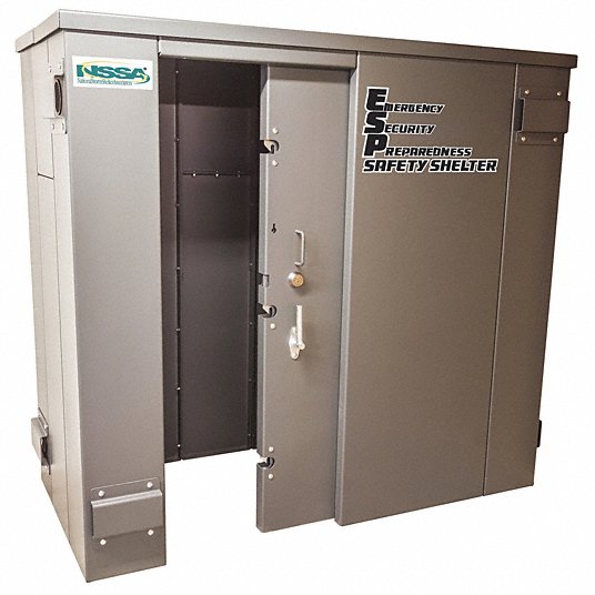 Tornado Safe Room and Shelter: (6) People, 1,750 lb Wt, 25 Bolt Down Locations