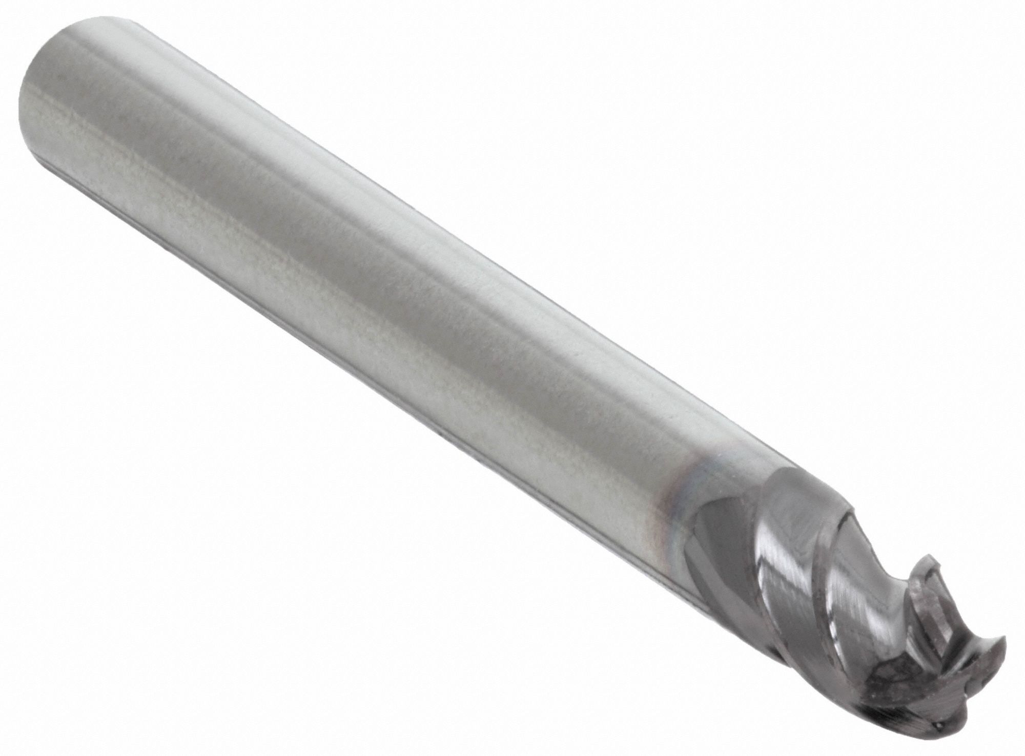 Ball End Mill, Single End, 1/8", Carbide
