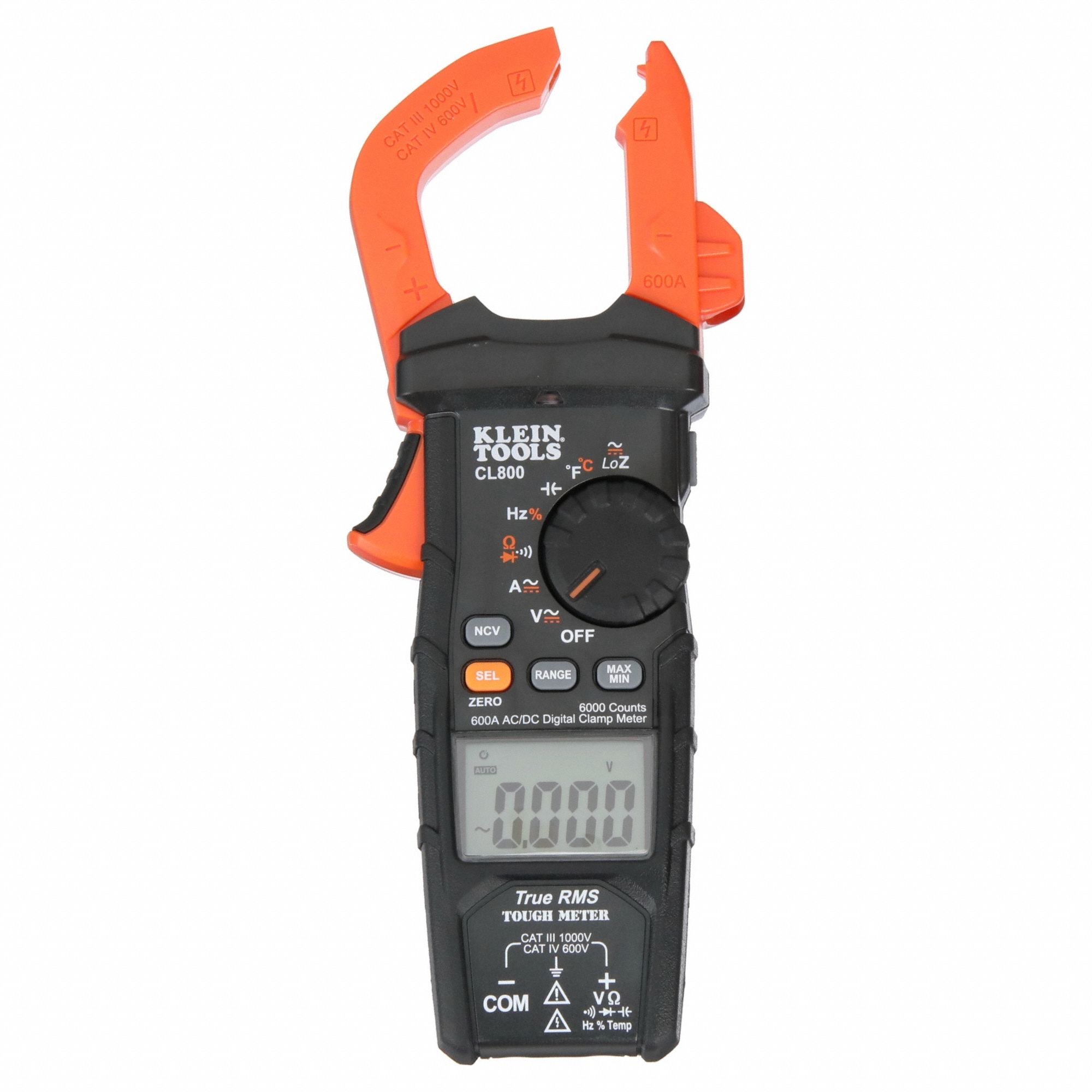 CLAMP METER,DIGITAL,LCD,6000UF,TRMS