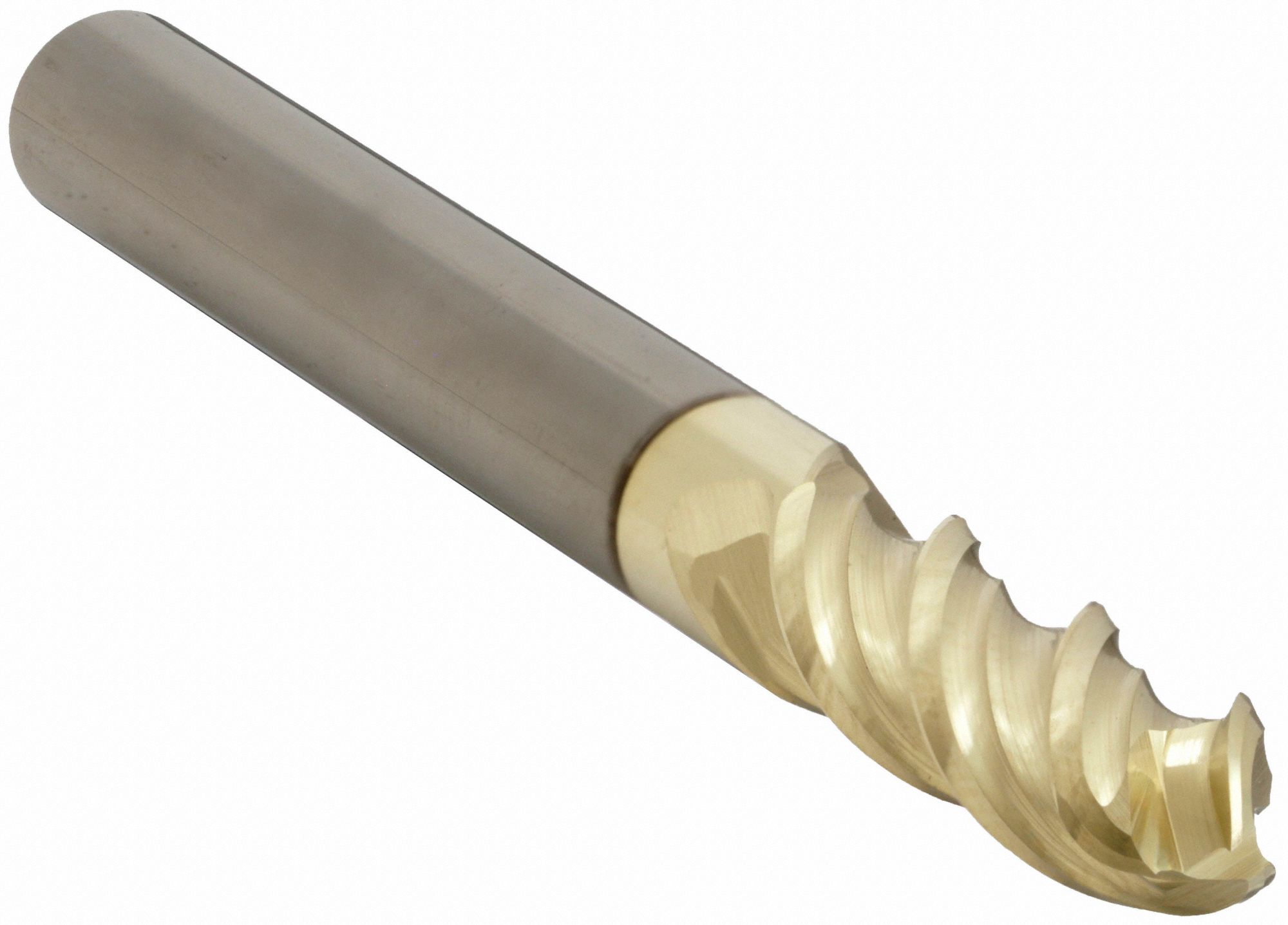 3 Flutes, 7/32 in Milling Dia., Ball End Mill - 52ZT82|283