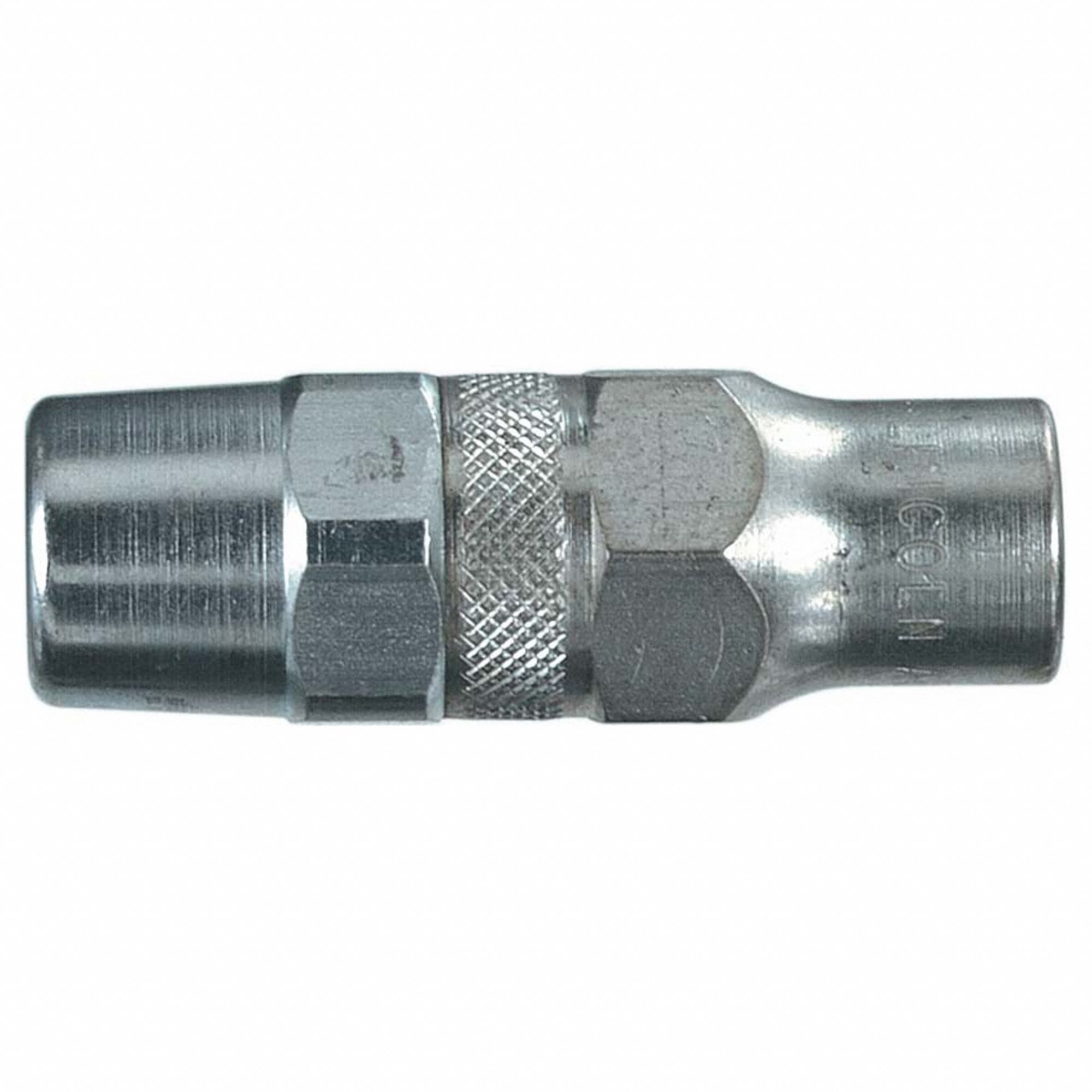 3-Jaw Grease Coupler Straight 1/8 NPT