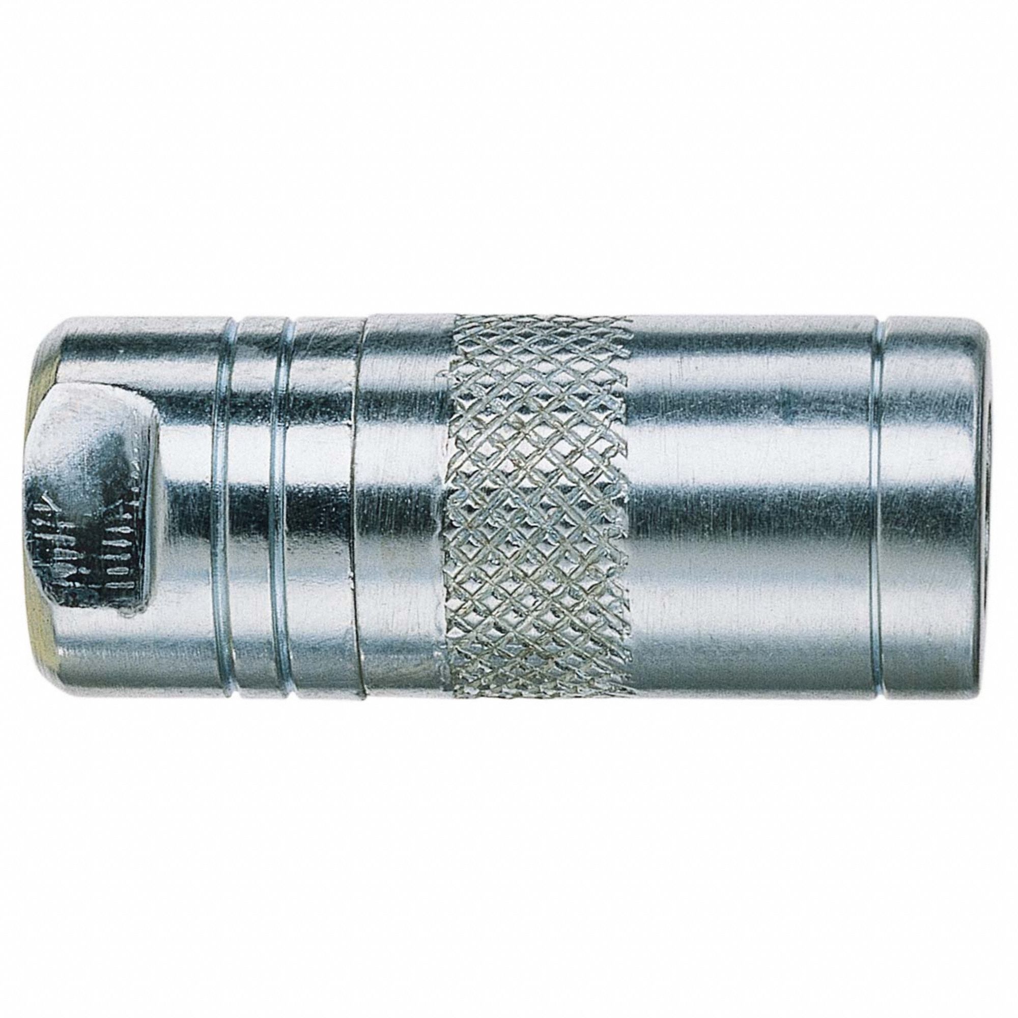 Threaded, 3,000 psi Max. Op Pressure, Grease Gun Coupler 52ZV20G300