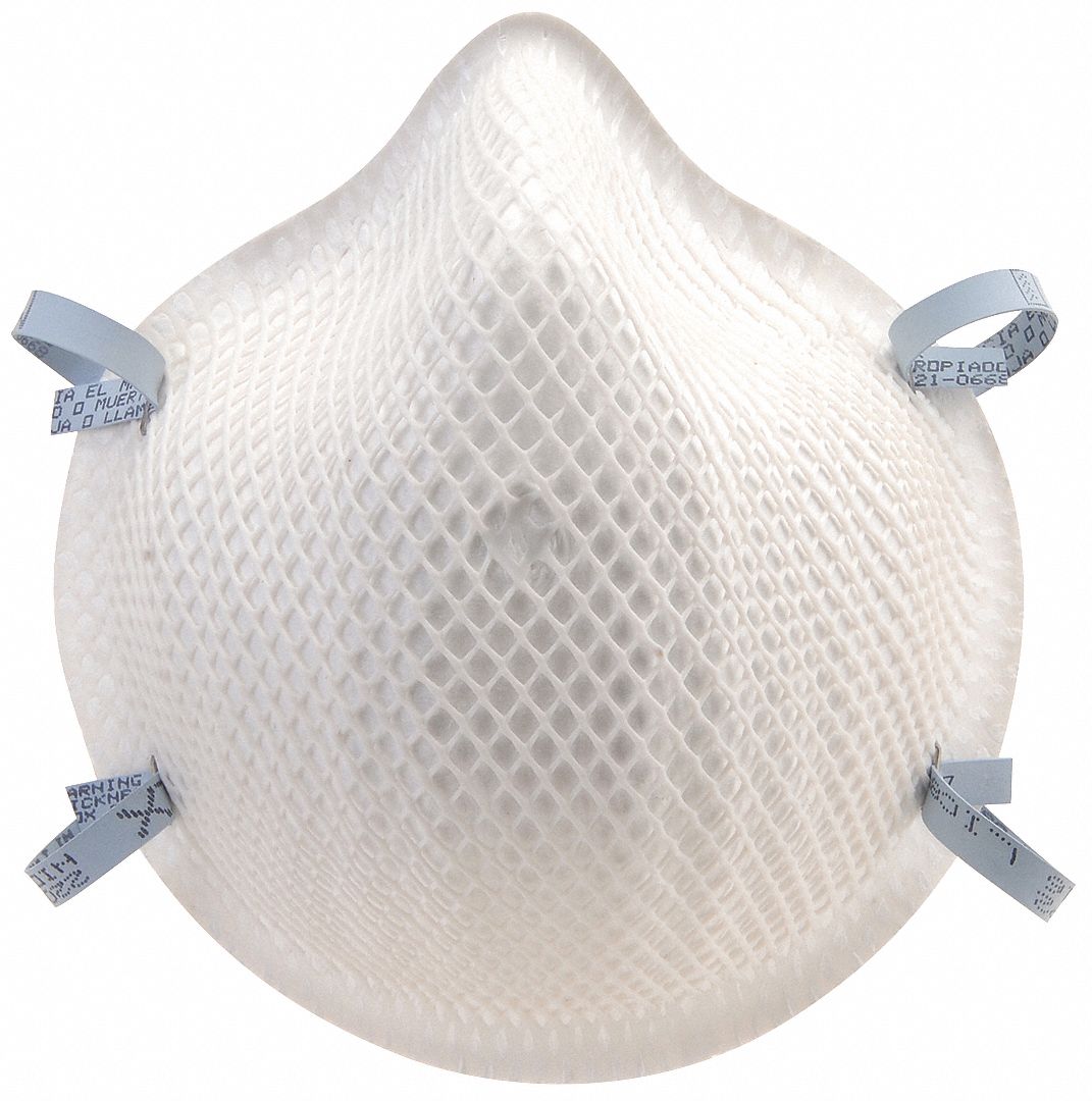RESPIRATEUR JETABLE,BLANC,PK2