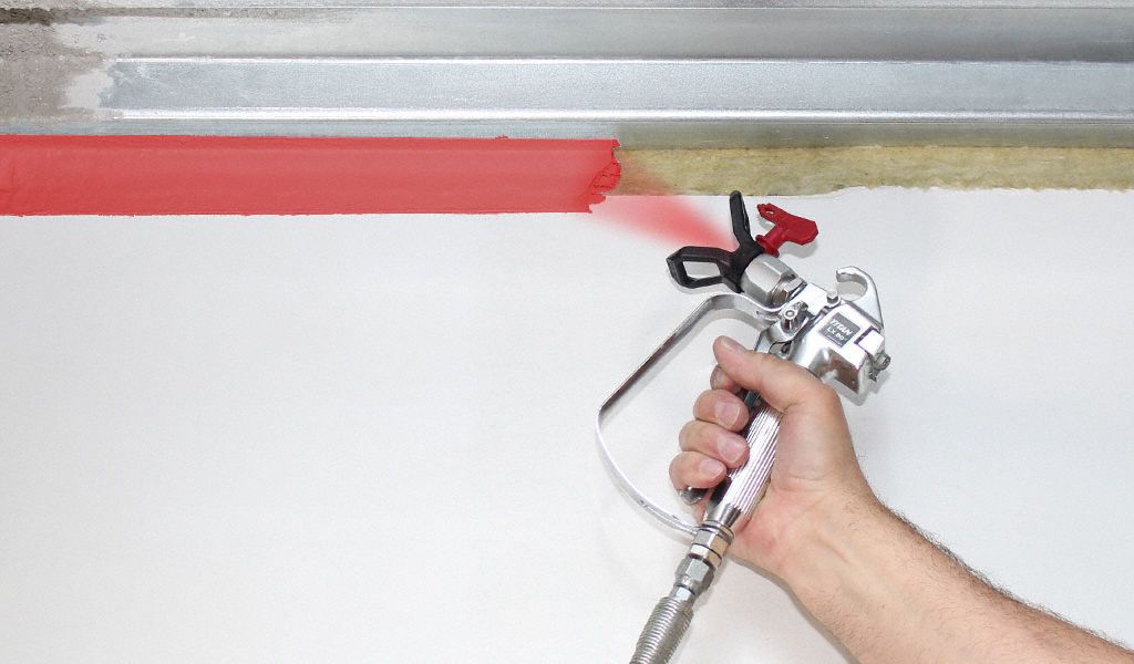 SPECSEAL Firestop Spray, 5 gal Pail, Up to 3 hr Fire Rating, Red