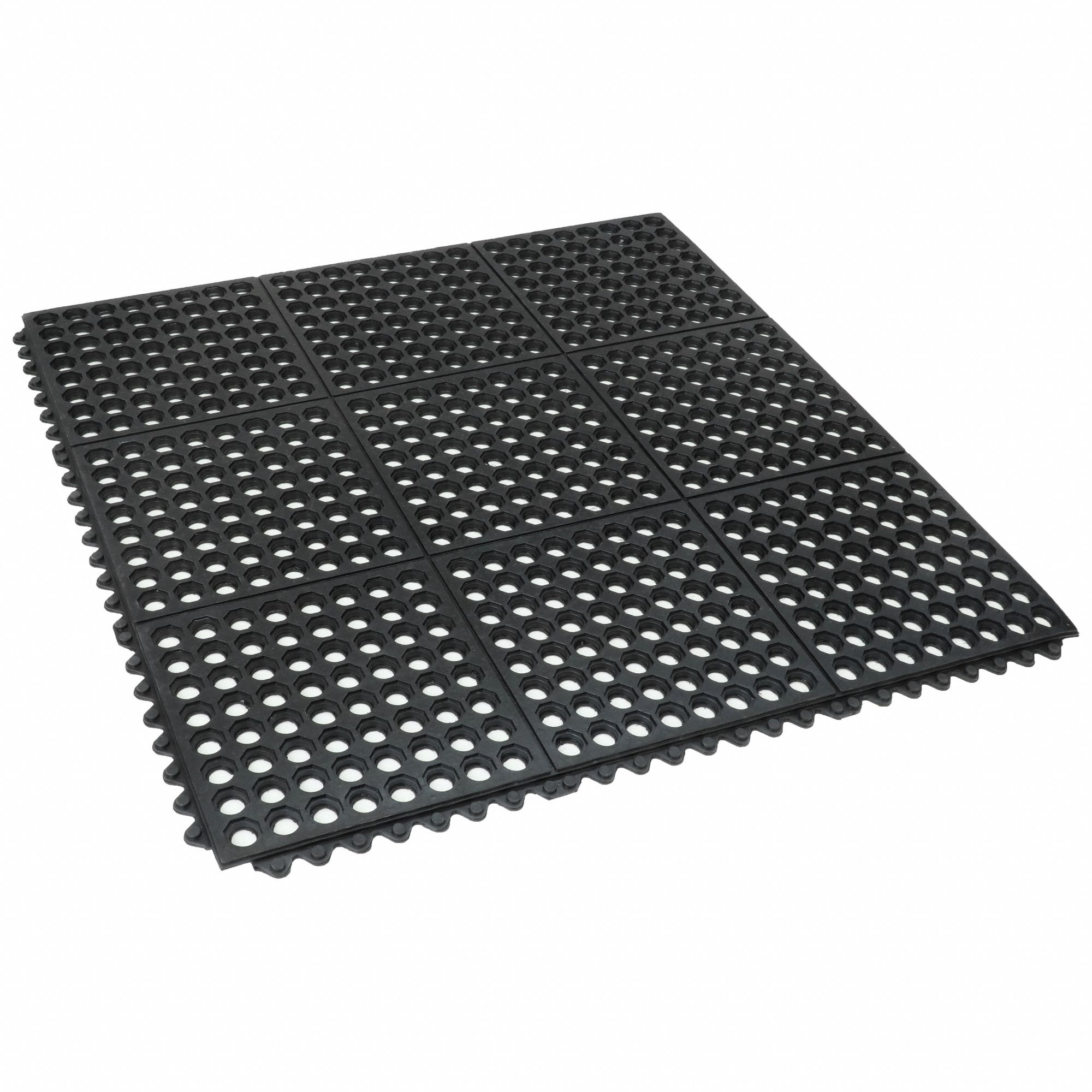 DRAINAGE MAT,3 FT. L,3 FT. W,BLACK