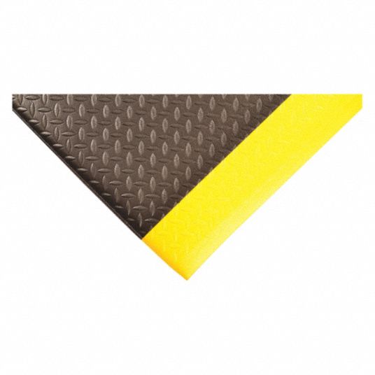 Rhino Anti-Fatigue Mats Black 2 ft. x 3 ft. x 9/16 in. Diamond