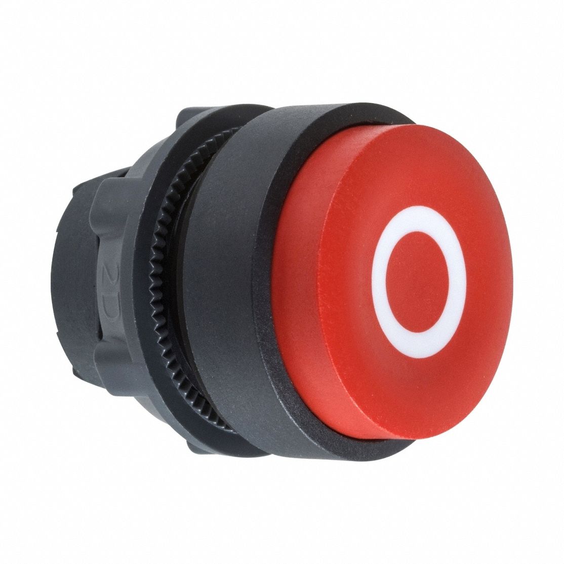 Extended Push Button: Red, 22 mm Mounting Size, Non-Metallic, Momentary