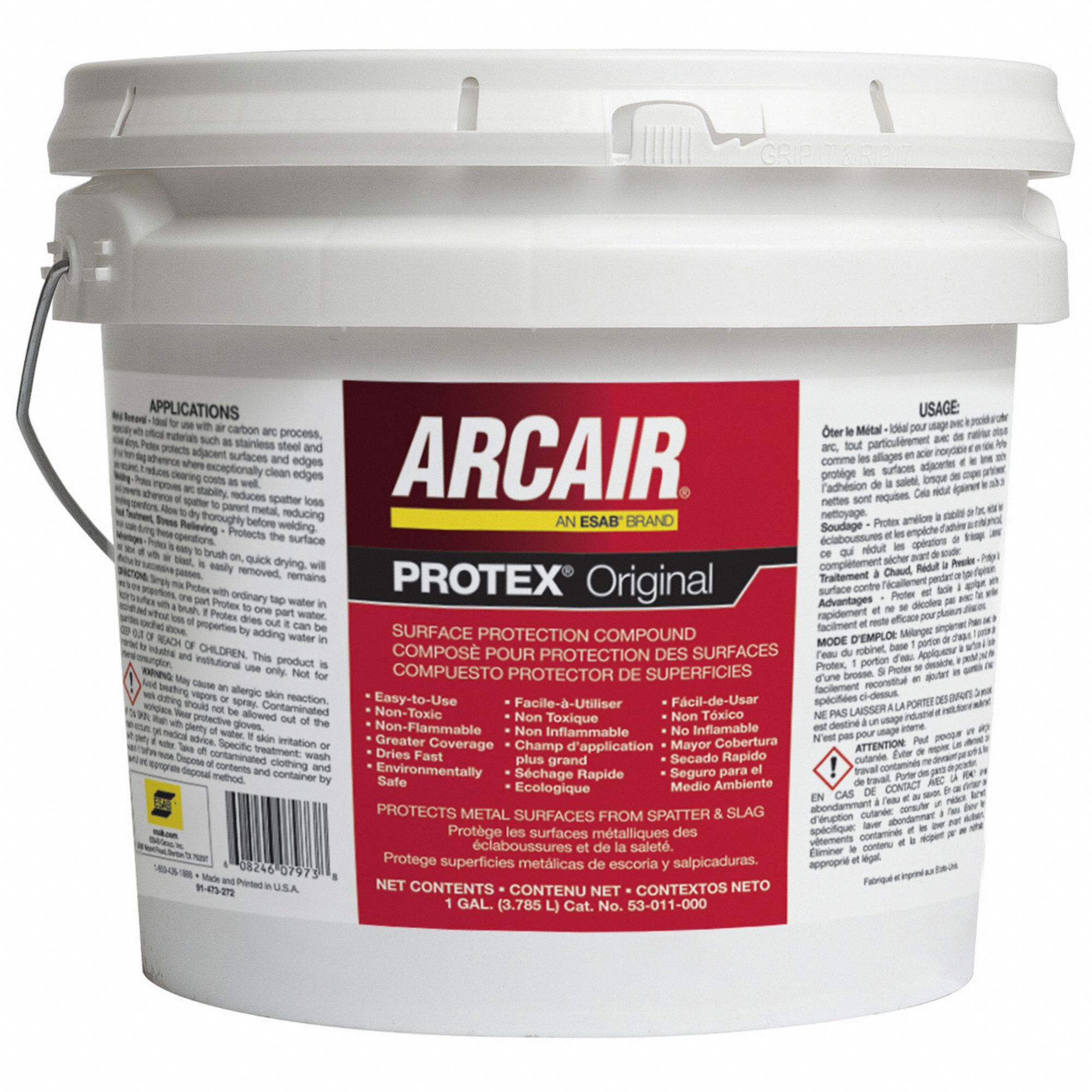 ARCAIR, 1 gal, Bucket, Antispatter - 2XRN6