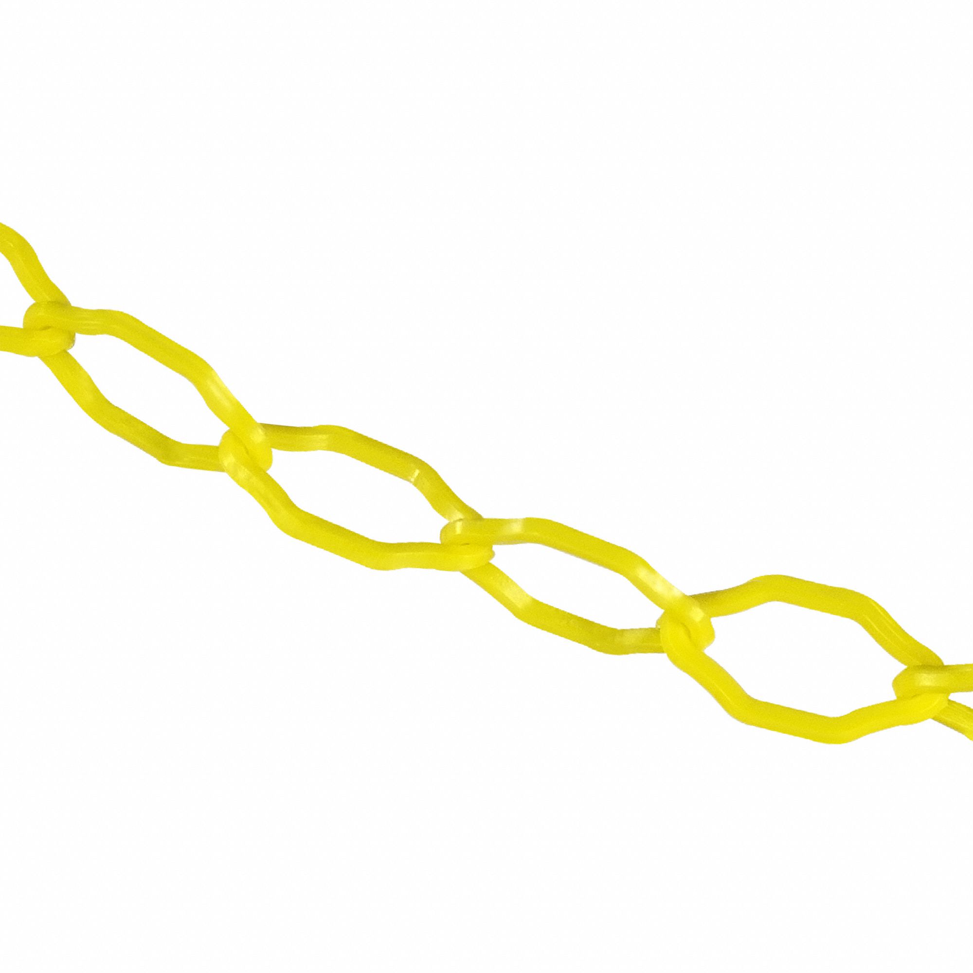 PLASTIC CHAIN,OUTDOOR/INDOOR,2",YELLOW