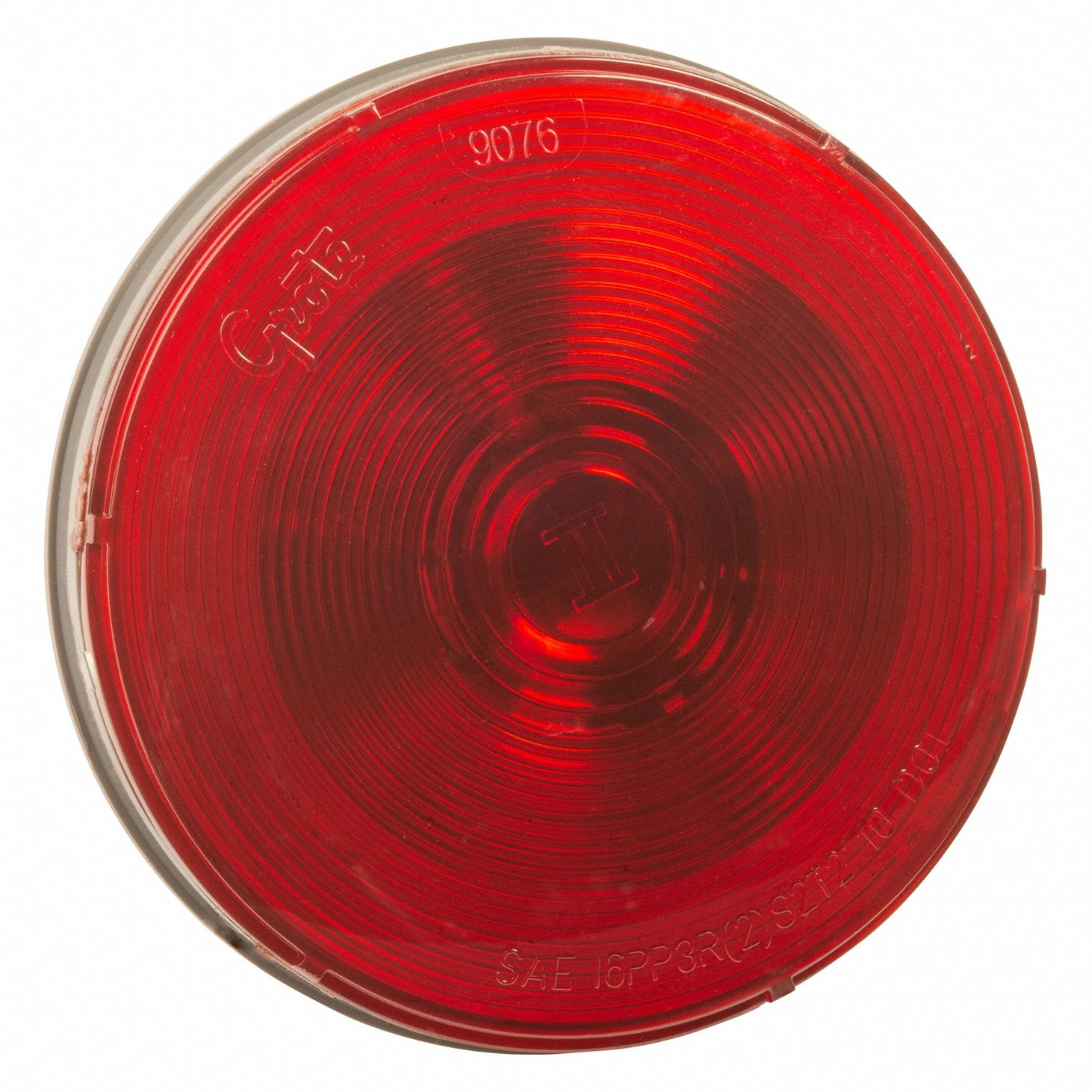 STOP/TURN/TAIL LIGHT, INCANDESCENT, STOP LIGHT, RED, ROUND, 4 5/16 IN OVERALL DIAMETER, PIGTAIL