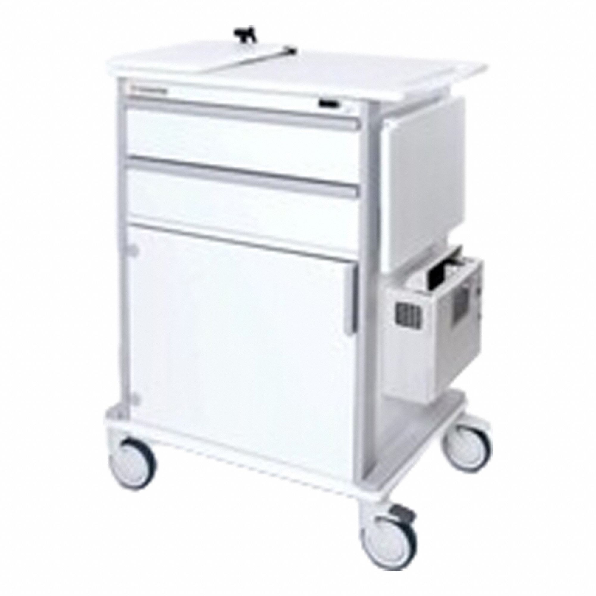 MARKETLAB, Polypropylene, (2) Swivel/(2) Swivel with Brake, Mobile ...