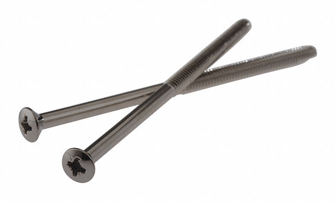 Screws 2 Extra Long Escutcheon Trm
