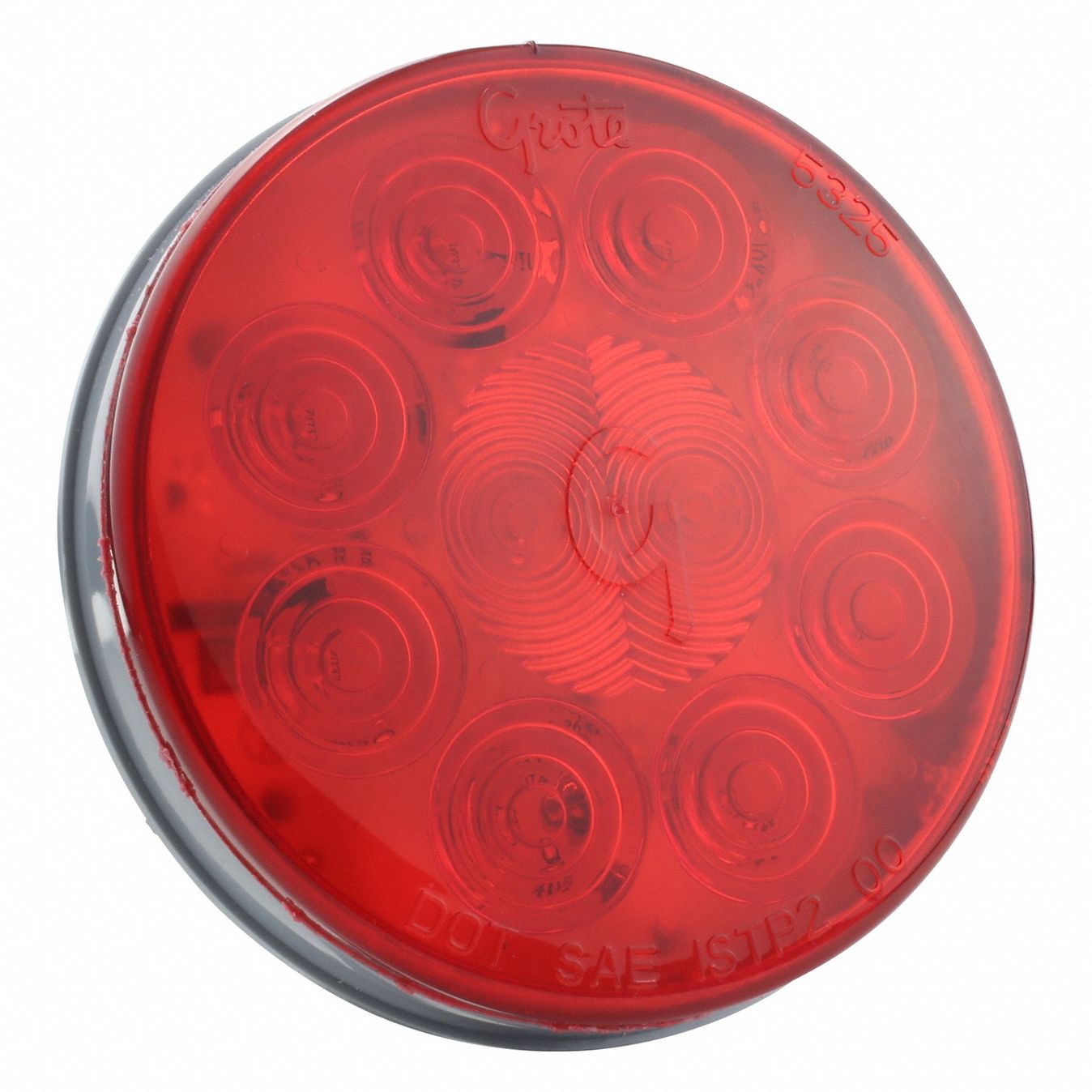 STOP/TURN/TAIL LIGHT, LED, STOP LIGHT, RED, ROUND, 4 5/16 IN OVERALL DIAMETER, 4 5/16 IN OVERALL H