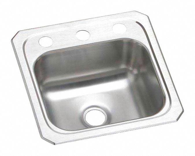Sink, 20-Gau Sngl-Basin Drop-In, SS, Bar