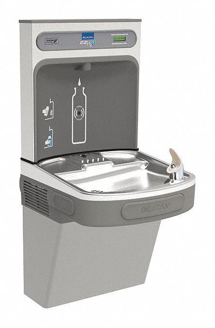 Bottle Fill Station Sngl Cooler L Gry