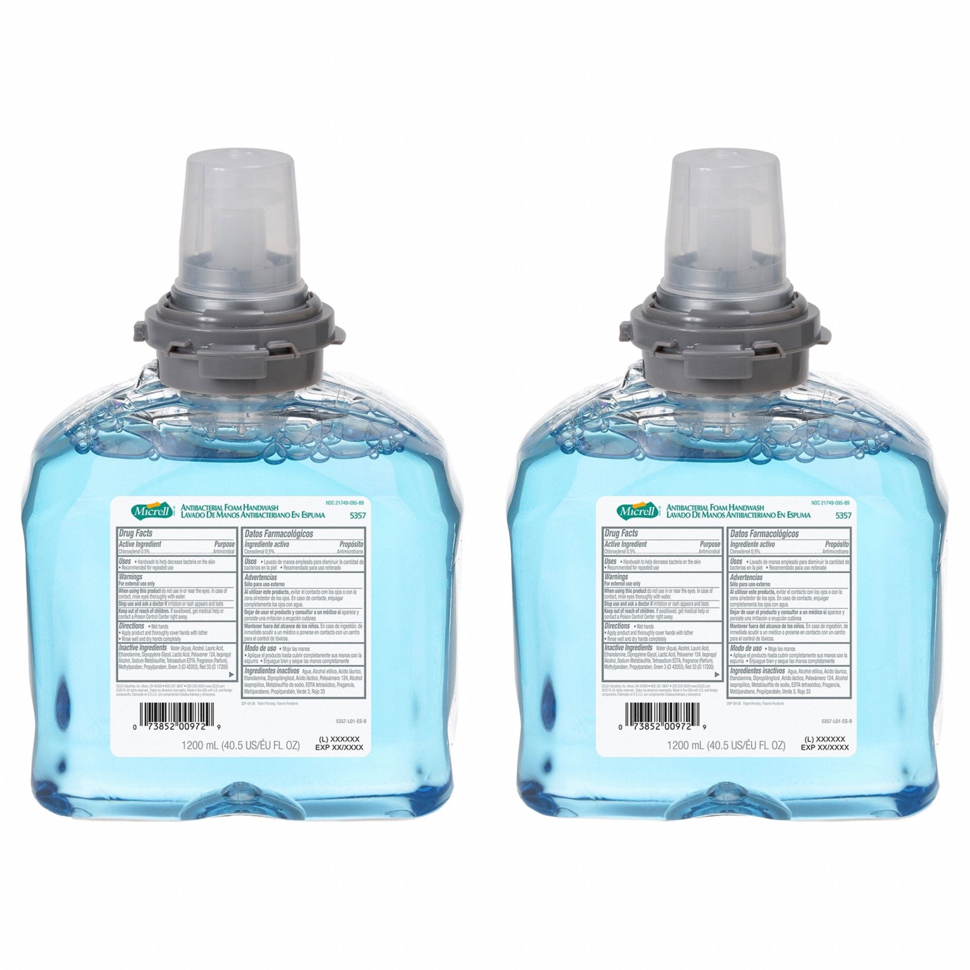 Foam Hand Soap, 1200mL, Floral, PK2