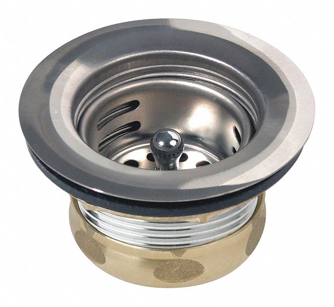 Drain 3.5 SS Rubber Stopper