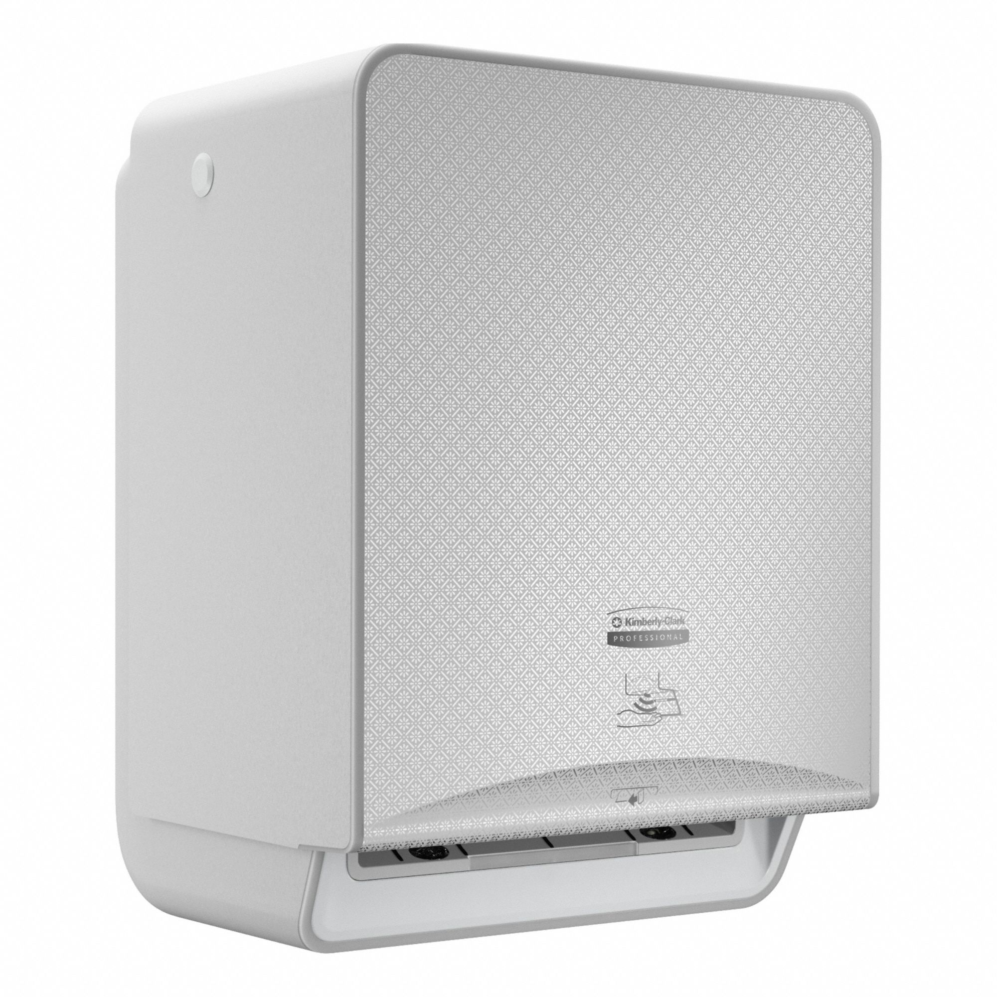 Paper Towel Dispenser: Hardwound, 8 in Paper Towel Wd, 1 3/4 in, Plastic