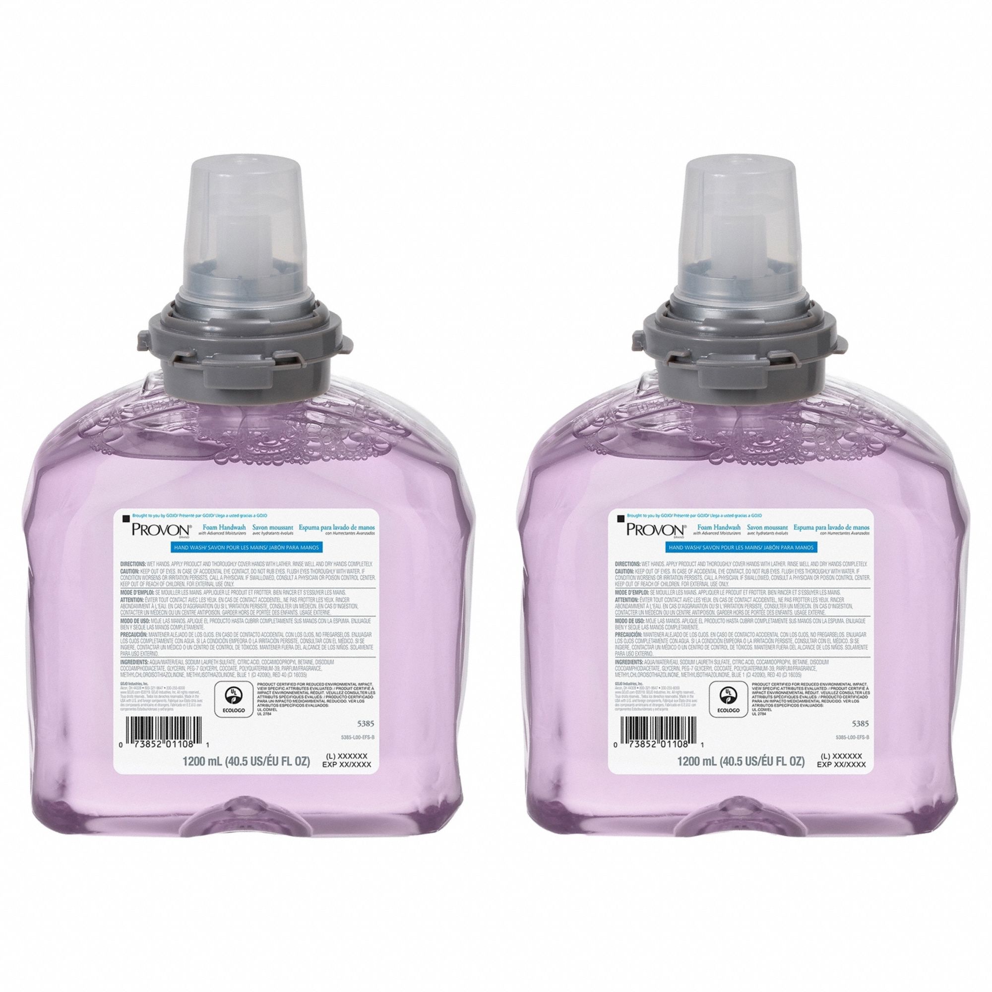 Hand Soap: Series TFX, 1, 200 mL, Foam, Cranberry, Mfr. Dispenser Part # 2745-12, 2 PK