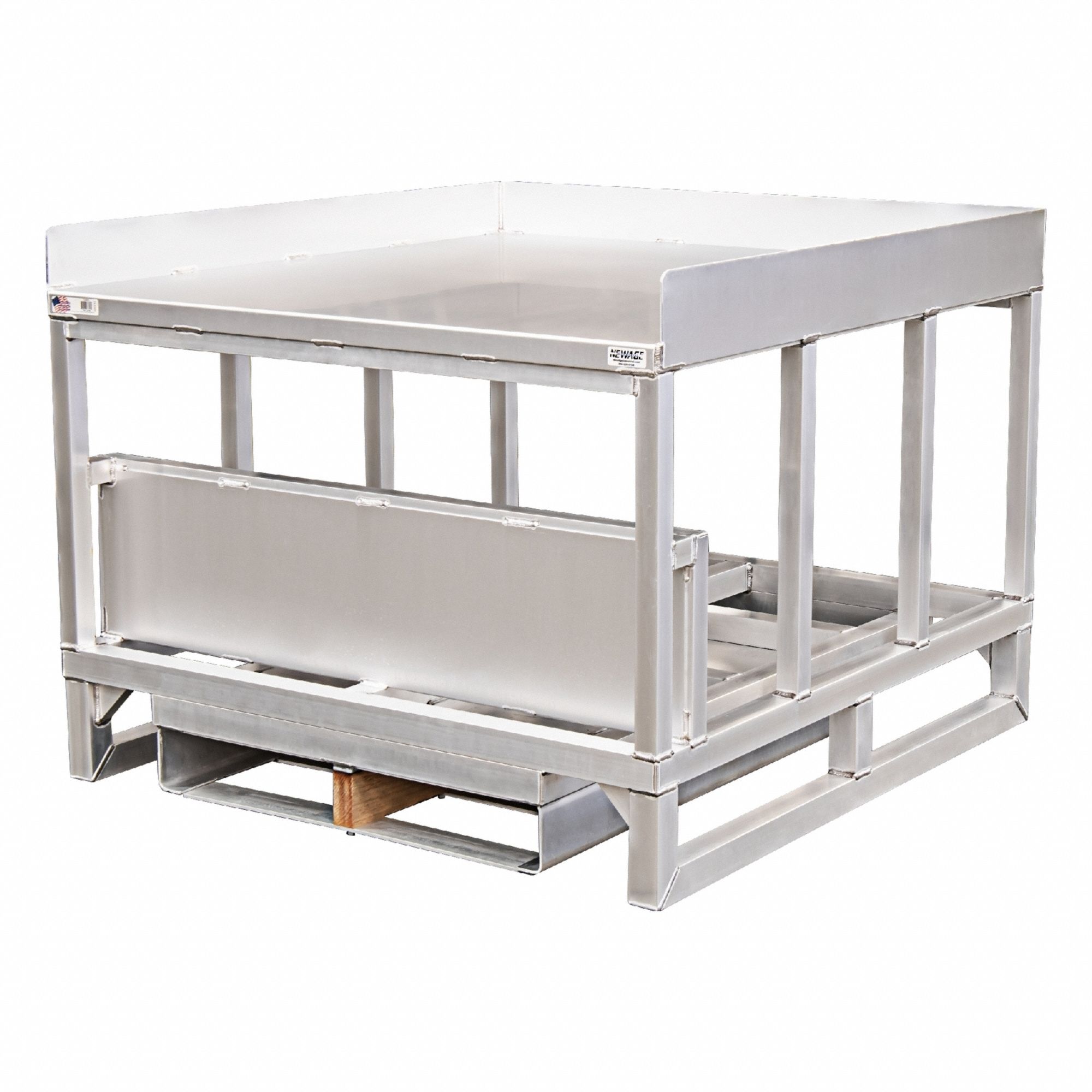 Raised Platform Picking Pallet: 1, 200 lb Max Load Capacity, 28 1/2 in x 4 in