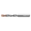 TiAlN/AlCrN-Coated Spiral-Flute Coolant-Through Solid Carbide Jobber-Length Drill Bits with Straight Shank