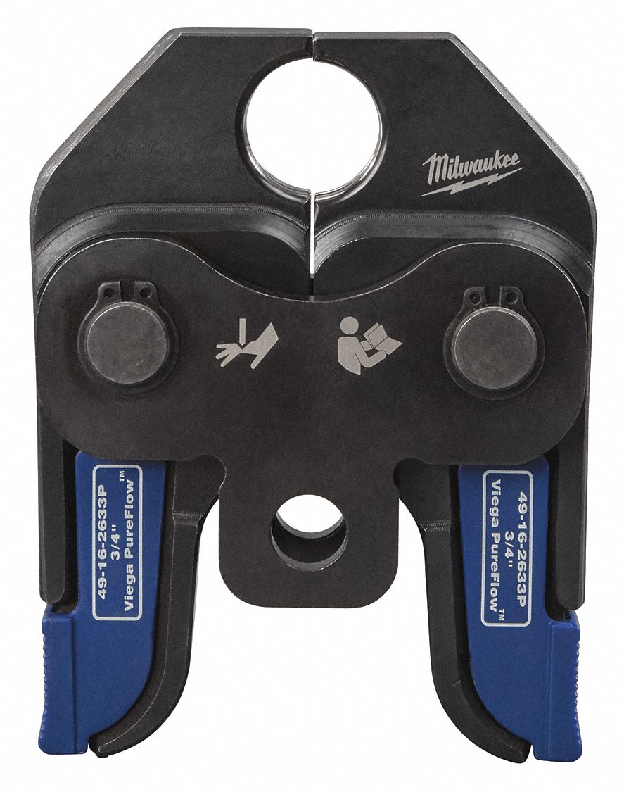 MILWAUKEE PRESS JAW, STEEL, ¾ IN PIPE, SUB-COMPACT, FOR