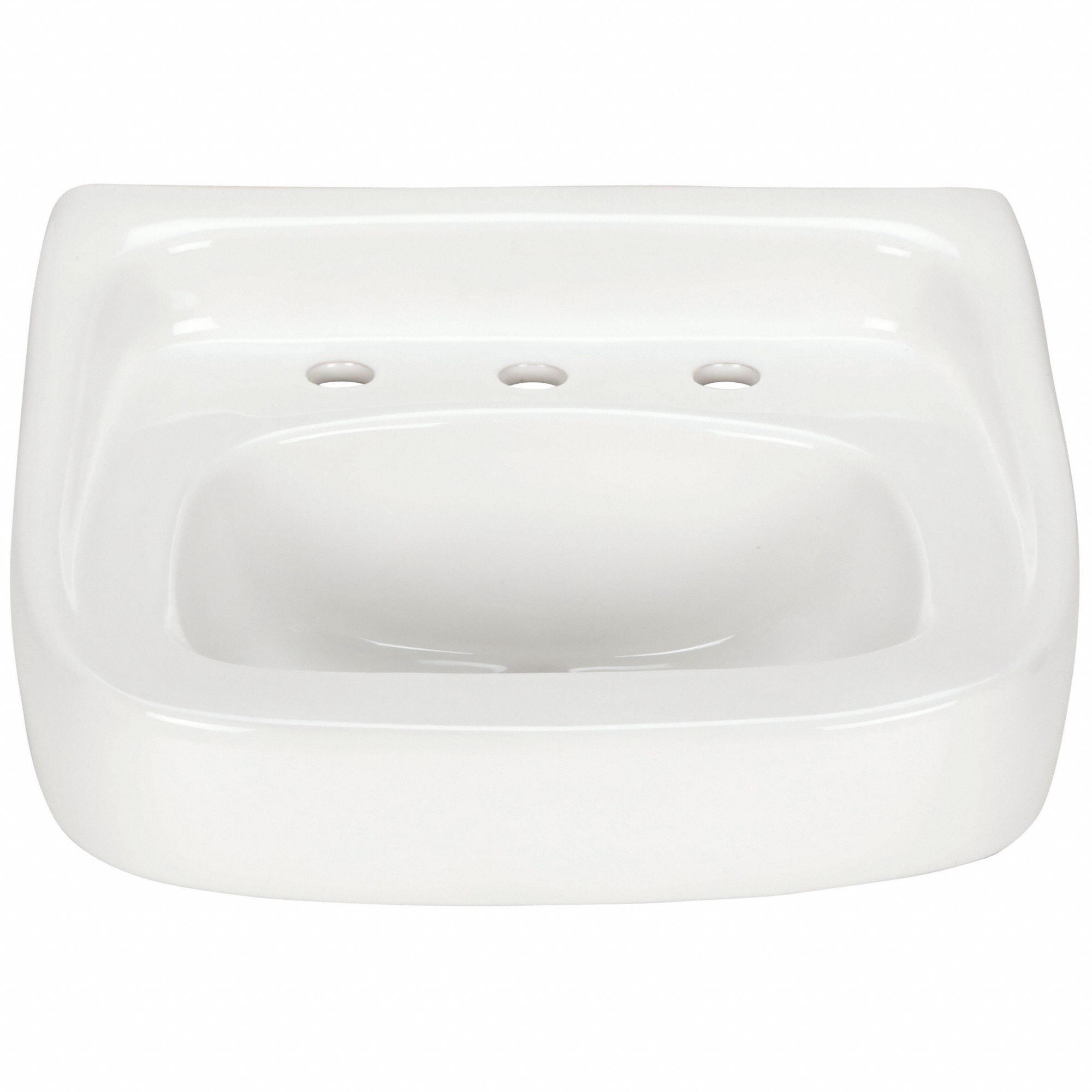ZURN Lavatory Sink Zurn, Z5340 Series, White, Vitreous China, 20 in