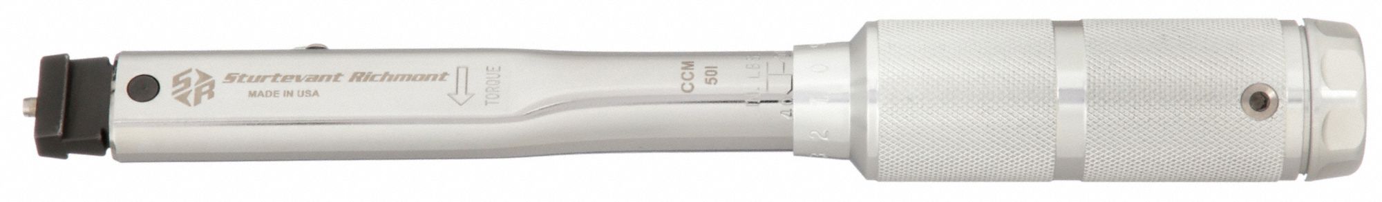 Interchangeable Head Torque Wrench: Inch-Pound, 10 in-lb to 50 in-lb