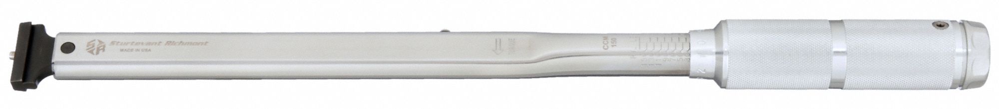 Interchangeable Head Torque Wrench: Foot-Pound, 30 ft-lb to 150 ft-lb