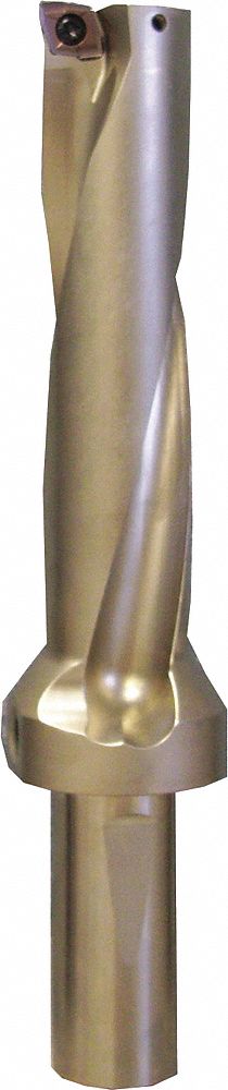 Indexable Insert Drill: 0.5120 in Max. Drill Dia., 3xD, 3/4 in Shank Dia., Steel