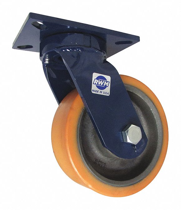 ROULET PLQ S/PV CN,PVT,POLY,8PO,4000LB,A