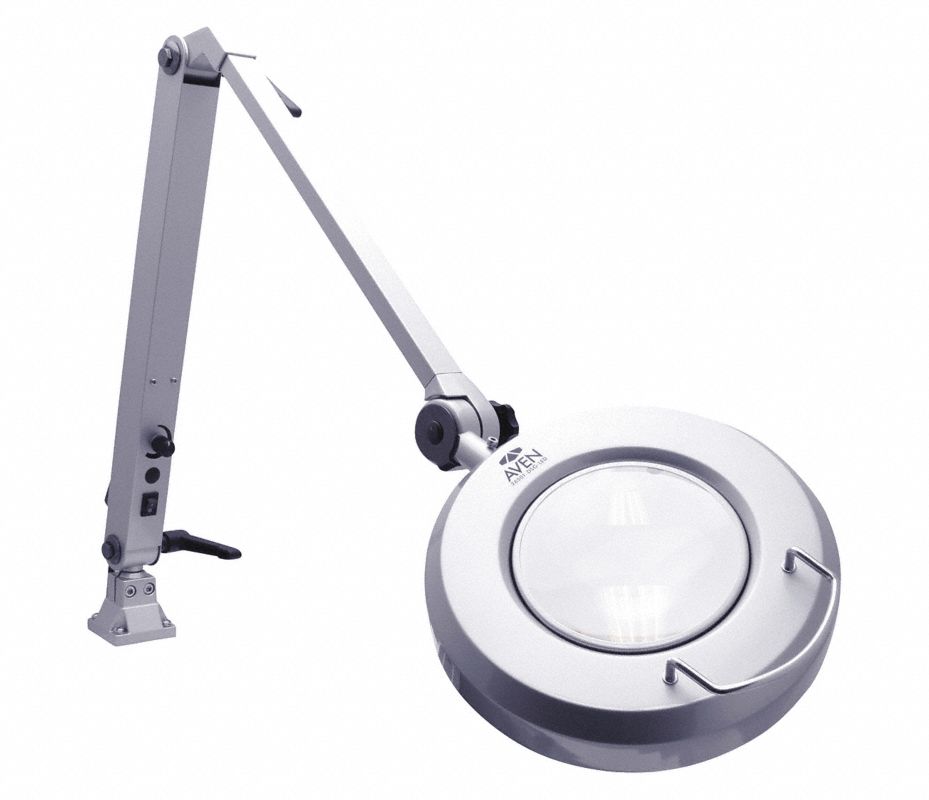 AVEN Lámpara con Lupa Redonda LED Aumento 2.25 Plata - 53CJ20 | 26501 ...