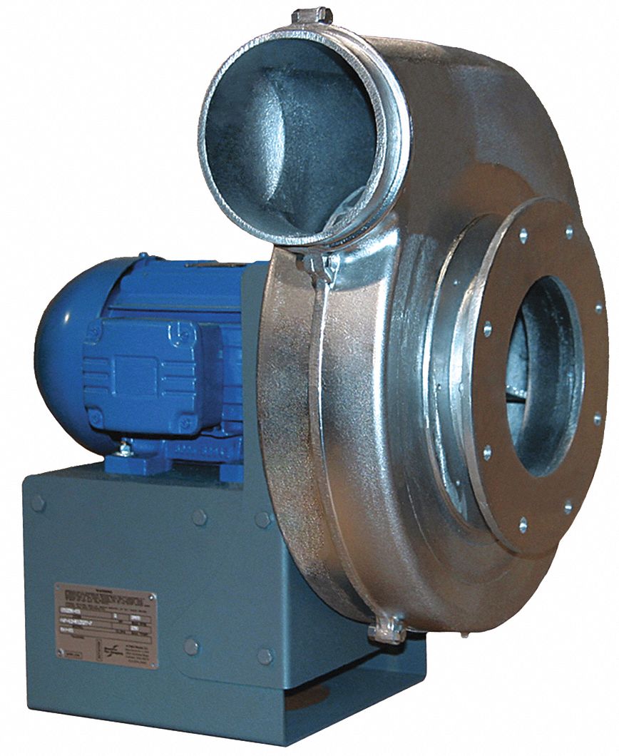 Blower,  20 hp Motor HP,  Totally Enclosed Fan-Cooled,  18 in Wheel Dia. (In.),  230/460 Voltage