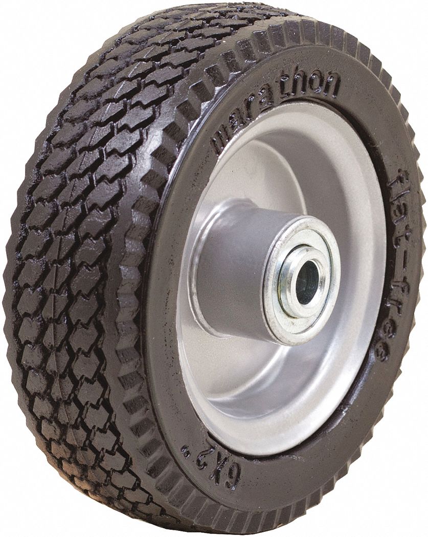 Flat-Free Wheel 6 dia 100lb 6x2