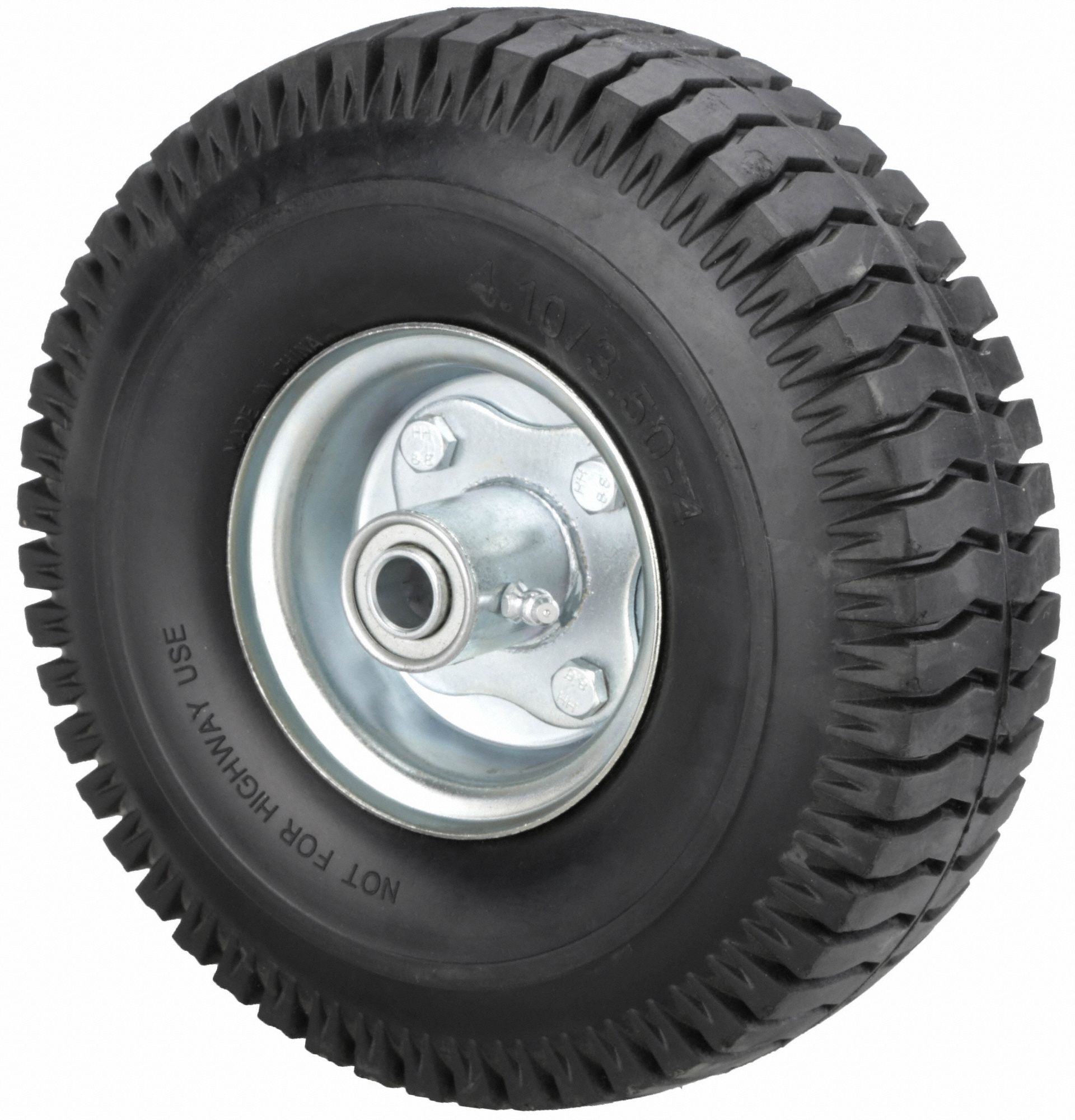 SOLID RUBBER WHEEL,10-3/16