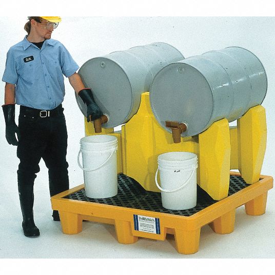 ULTRATECH Drum Dispensing and Containment System, 66 gal Spill Capacity ...