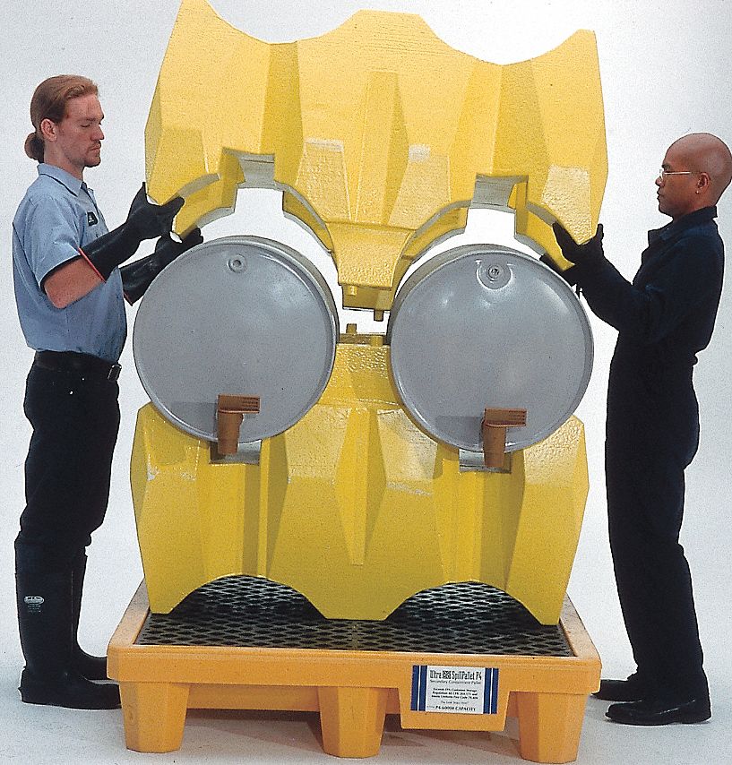 Complete Rack System: 4 Drums/Containers, Complete Rack System, 66 gal Spill Capacity