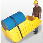 MOBILE PAIL DISPENSING & CONTAINMENT SYSTEM, 66 GAL FOR DRUM SIZE, 66 GAL CAPACITY