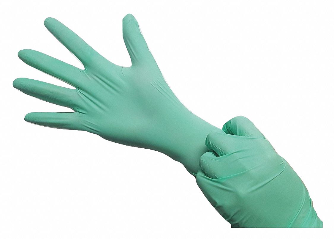 DISPOSABLE GLOVES, FOOD-GRADE, XL (10), 4 MIL, POWDERED, LATEX, SMOOTH, 100 PK