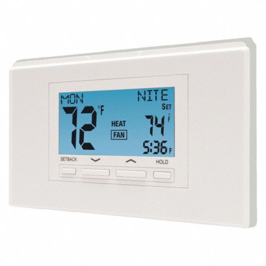 LUX Low Voltage Thermostat, Stages Cool 2, Stages Heat 2 - 53CV79|P722U