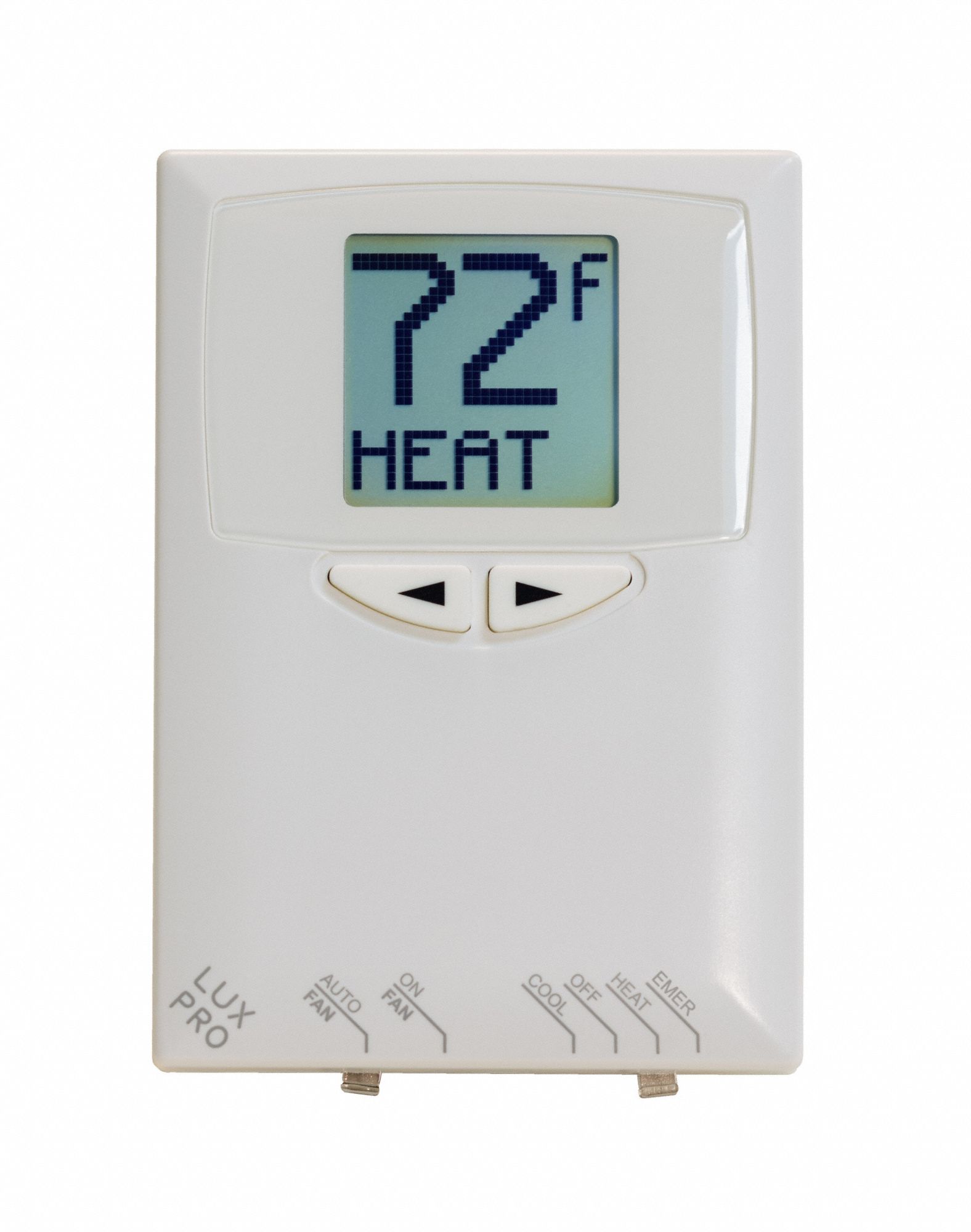 LUX Thermostat, Stages Heat 2, Stages Cool 1 53CV83PSDH121B Grainger