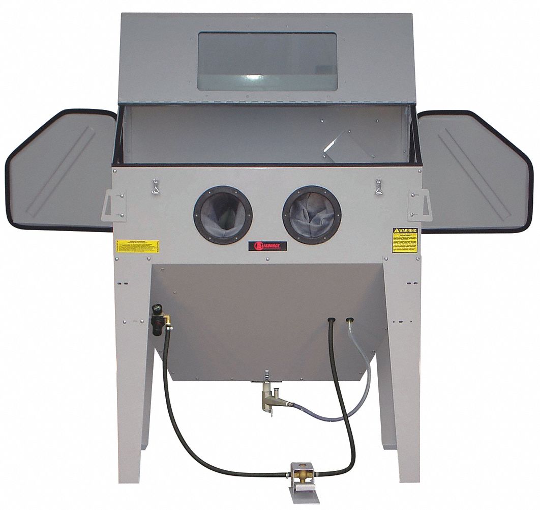 Allsource Siphon Feed Abrasive Blast Cabinet Work Dimensions 23