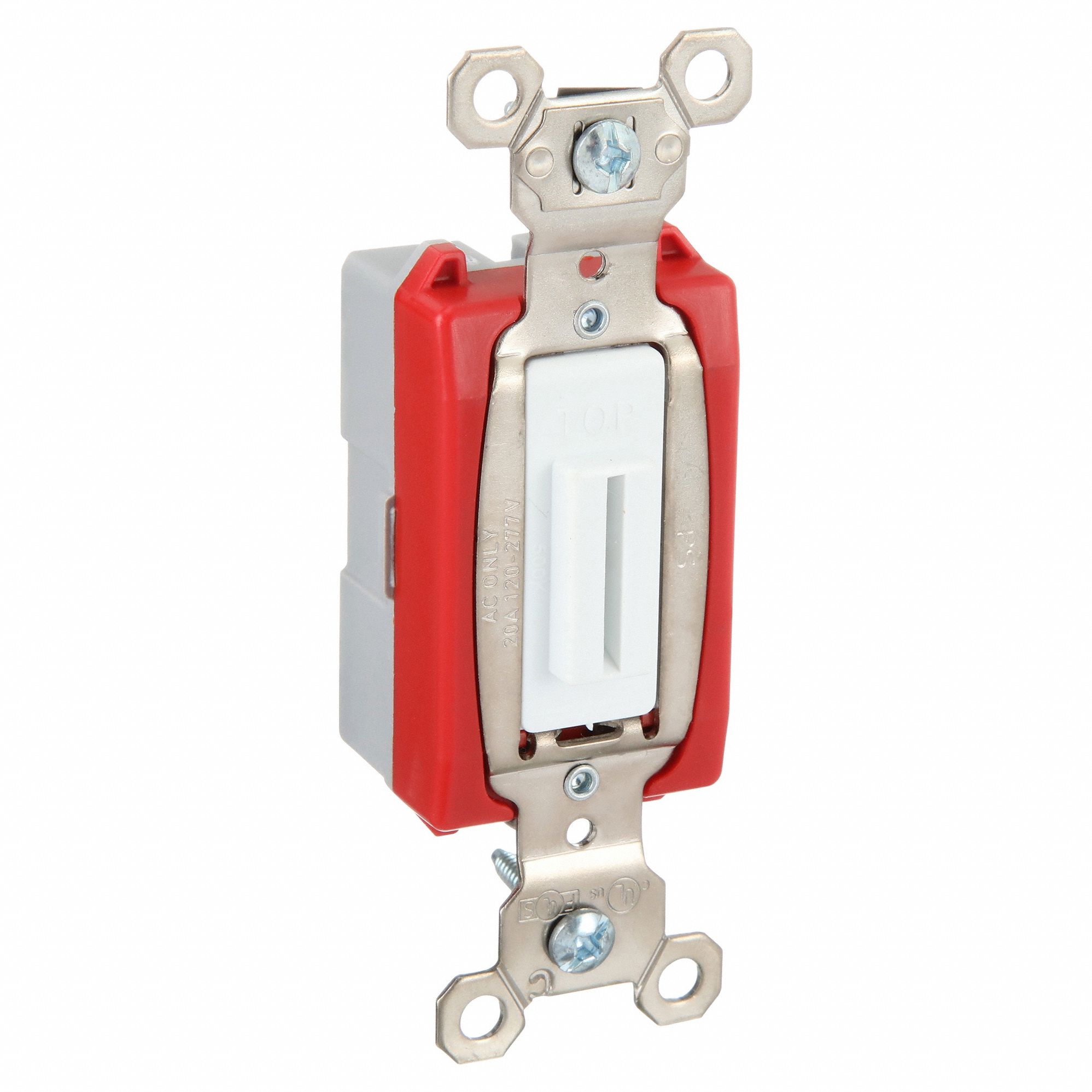 Locking Switch, Single Pole, Wall Switch 53CX63PS20AC1WL Grainger